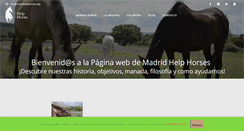 Desktop Screenshot of madridhelphorses.org